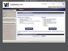 Tablet Screenshot of clandomain.org